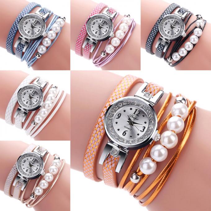 Reloj suave punky encantador barato femenino de la muchacha de la tela de señora reloj de la pulsera del vestido del reloj de moda de la fábrica de WJ-6963 China