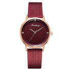 WJ-8454 Fashion Charm Good Quality Alloy Watch Case Analog Watch Ladies Leather Watch