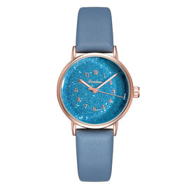 Calidad de la mujer de la moda WJ-8448 buena reloj blanco del cuero de muchas de los colores mujeres de la banda